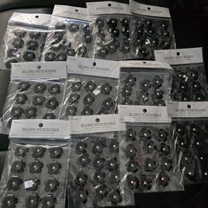 Bling Stickers Rhinestone Flowers